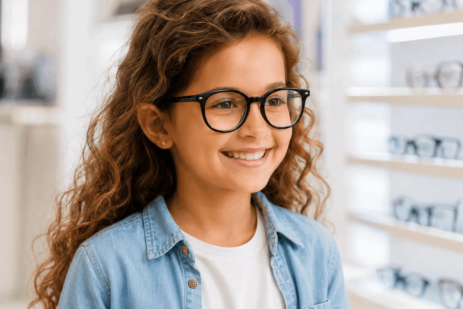 Óculos infantil na Óticas Descontão